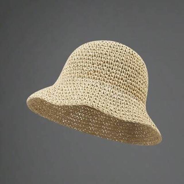 SHEIN Classic Woven Straw Hat For Women, Versatile Beach Sun Hat, Spring/Summer