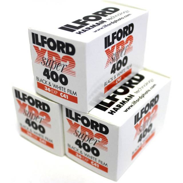 Ilford XP2 400, 35mm 36 exposures 3 rolls