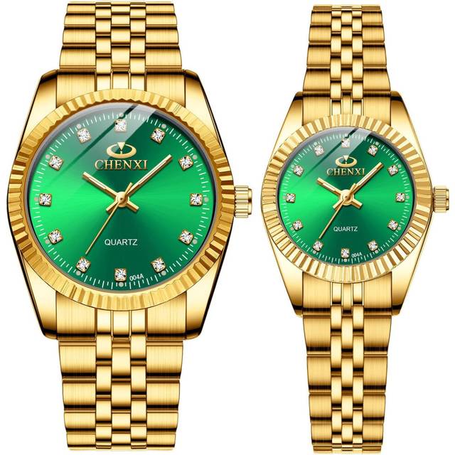 Matching Romantic Stainless Steel Waterproof Watch