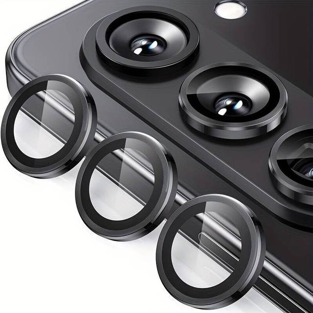 Glass Camera Lens Protector For Samsung Galaxy Fold 6 in Black