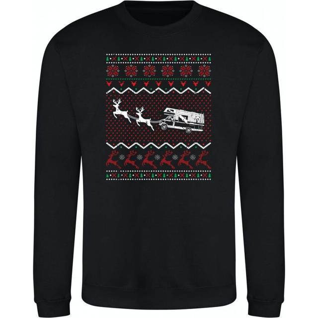 (Green, Unisex Fit - XL) Christmas Novelty Themed Sweatshirt Mens Womens Unisex Sweatshirt
