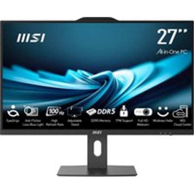 MSI Pro AP272P 14M Intel Core i5 14400 All in One PC Barebone (NO RAM NO Storage NO OS) 27 Inch IPS Screen/UHD Graphics/Type-C/USB/LAN/HDMI/DP/WiFi 6E/BT 5.3/VESA
