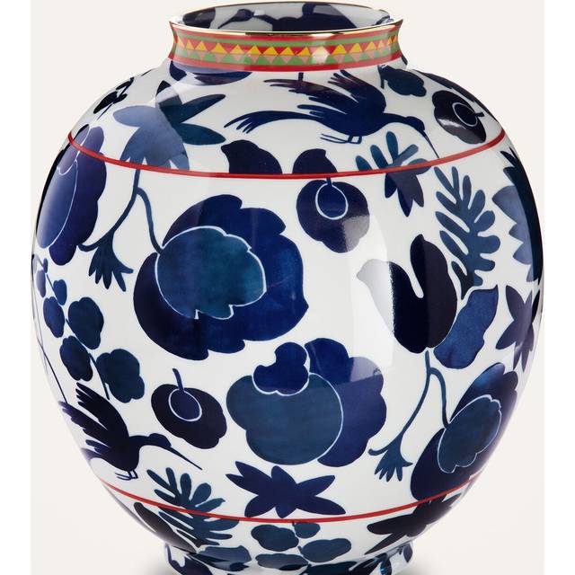 La DoubleJ Big Bubble Vase - Woman Living Room Wildbird Blu One Size