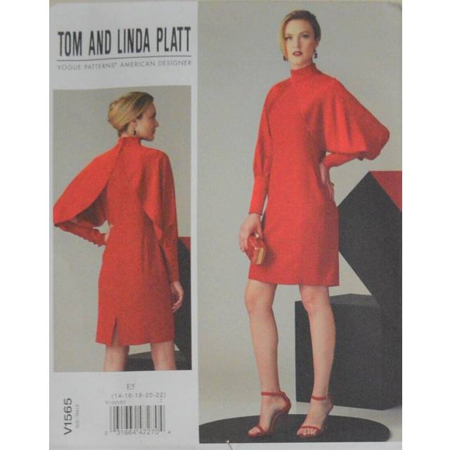 Vogue Women's High Neck Dress Sewing Pattern, 1565
