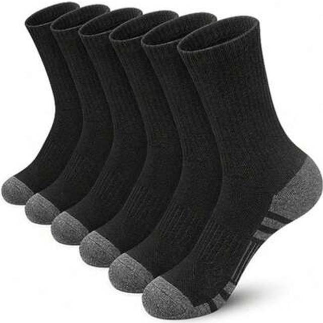 SHEIN 6pairs Men&#39;s Striped Printed Work Socks, Summer 2024 Set, Casual Comfortable Breathable Socks, Suitable For Daily Wear, Minimalist Men&#39;s Socks For All