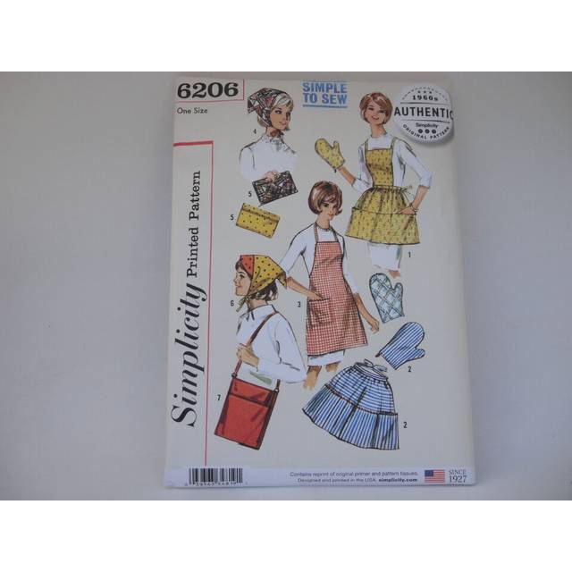 Simplicity Paper Sewing Pattern 6206