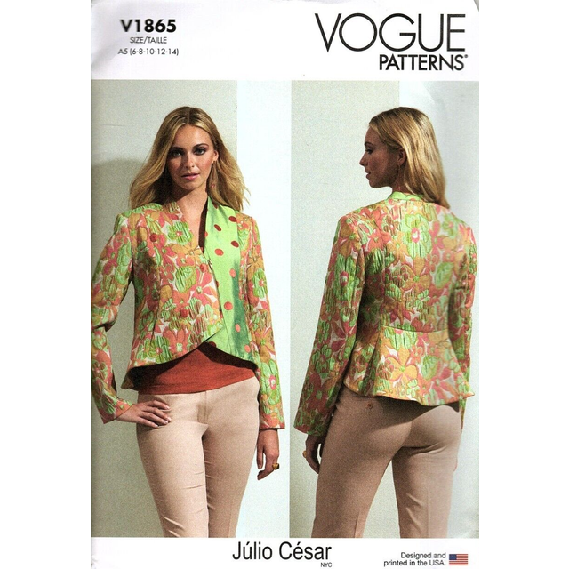 Vogue Paper Sewing Pattern 1865