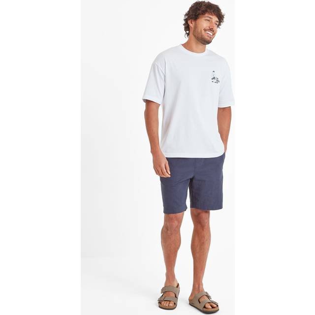 Beach Mens T-Shirt - Optic White - L