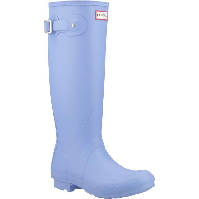 Women's Hunter Original Tall Rubber Women's Sea Blue Wellington Boots - Size: 6