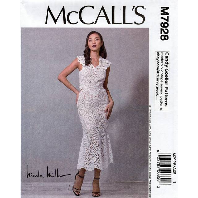McCalls Paper Sewing Pattern 7928