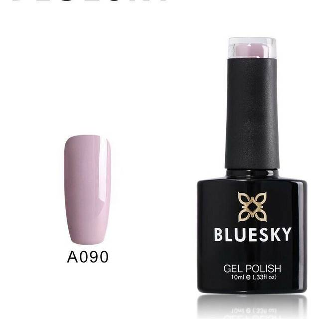 Bluesky gel polish nude pastel stone lilac hint a90 uv led nail soak off
