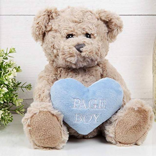 Amore 5017224891821 Thank You Page Boy Teddy Bear Gift
