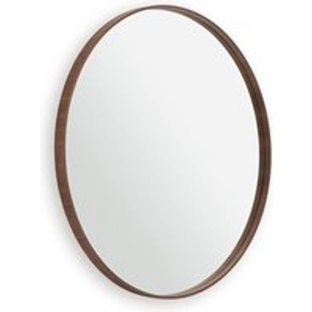 Alaria 120cm Diameter Round Black Mirror - ONE SIZE