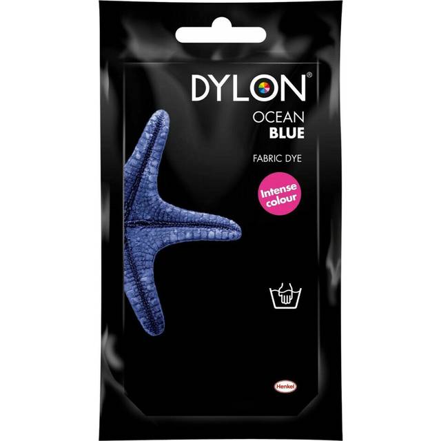 (Ocean Blue) DYLON Hand Fabric Dye Sachet For Clothes & Soft Furnishings, 50g