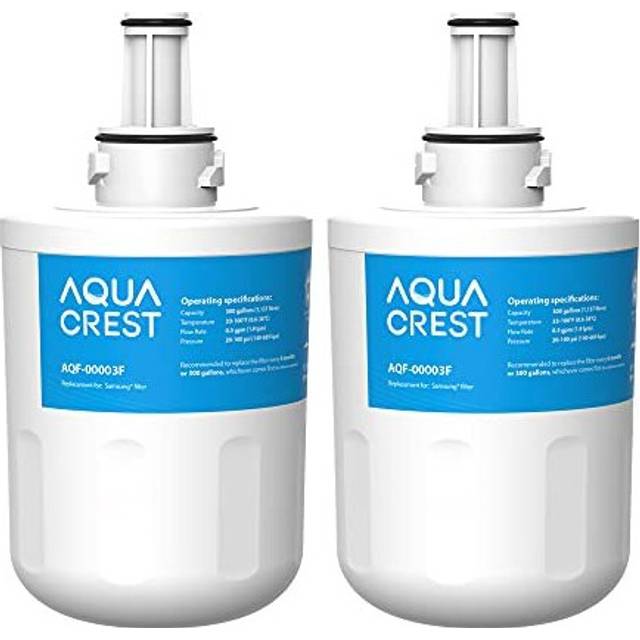 AQUA CREST DA29-00003F Fridge Water Filter, Compatible with Samsung Aqua Pure Plus DA29-00003F, HAFIN1, DA29-00003A, DA29-00003B, DA29-00003A-B,