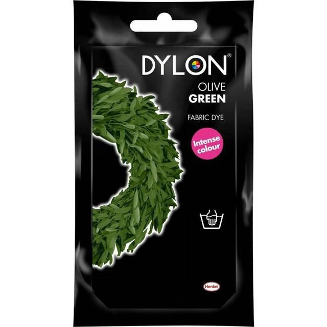 (Olive Green) DYLON Hand Fabric Dye Sachet For Clothes & Soft Furnishings, 50g
