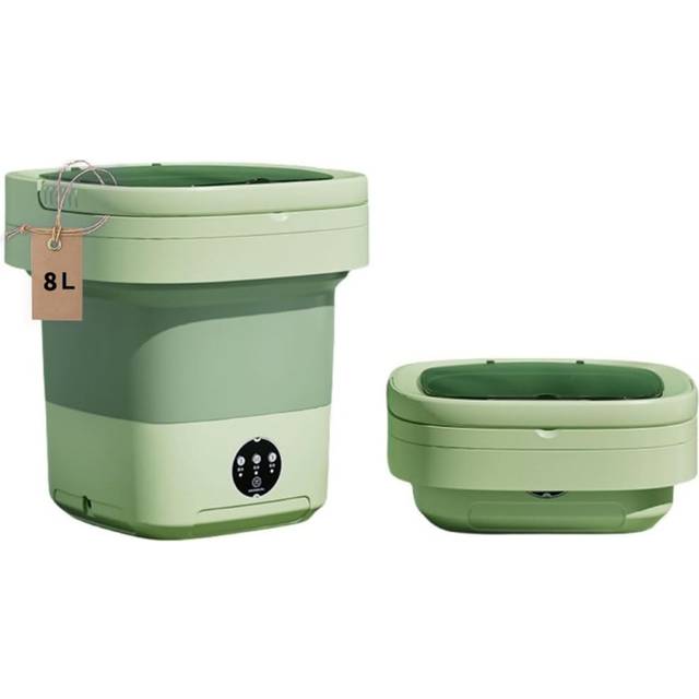 Portable Washing Machine,Mini Washer,Green EU Plug