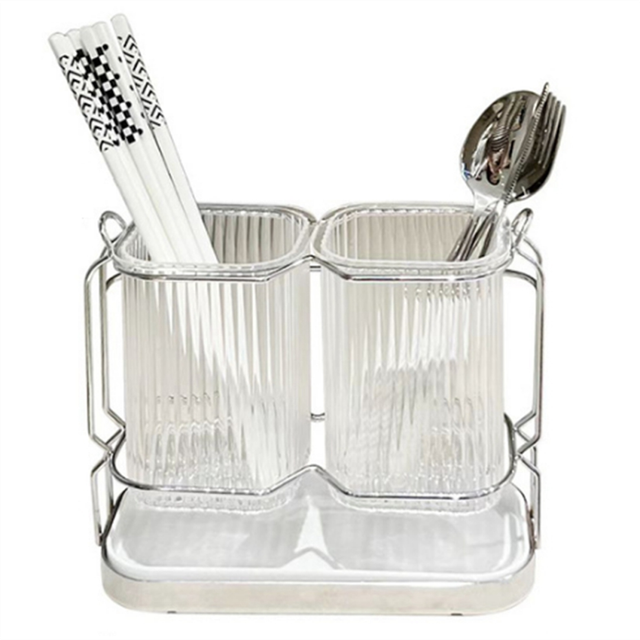 C- Toothbrush Holders for Bathrooms, 2 Cups Toothbrush Holder Wall Mounted, Dry & Wet Separation, Plastic Removable