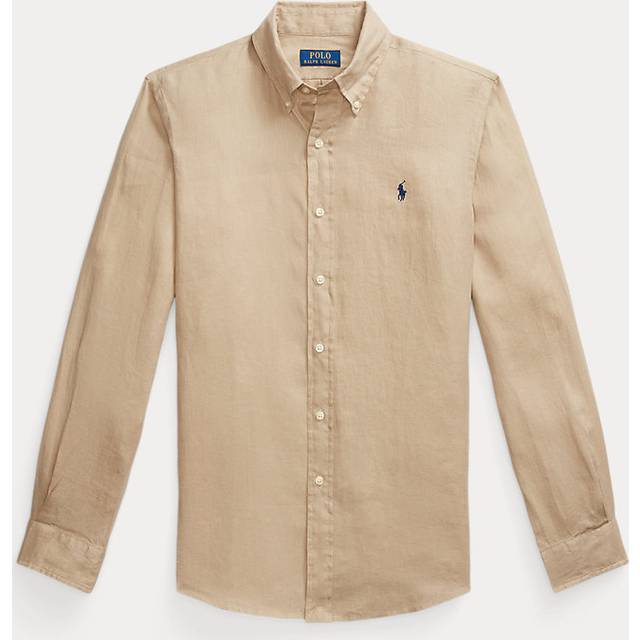 POLO RALPH LAUREN | Beige linen Custom-Fit shirt | Man | M (M)