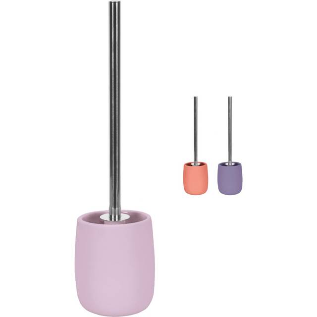 Luxury Ceramic/Porcelain/Stoneware Toilet Brush and Holder (Lavender)
