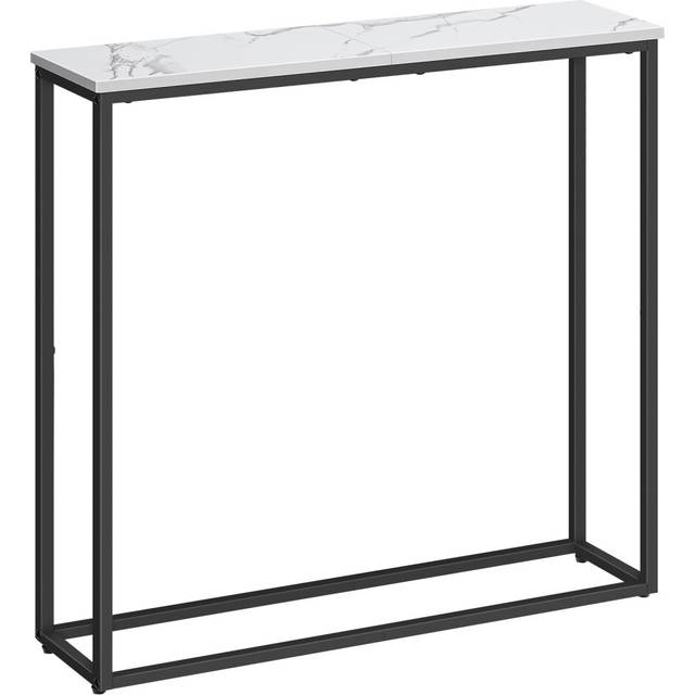 HOOBRO Console Table, Narrow Console Table for Hallway Slim, Hallway Table, Small Sofa Table for Small Spaces, Living Room, Entrance, Bedroom, Metal
