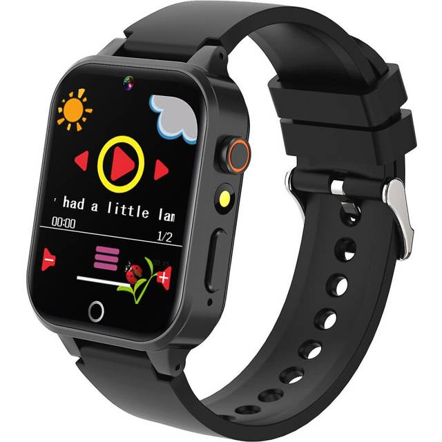 (Black, One size) Smart Watch For Kids With Video Camera Music Player Educational Birthday Gifts
