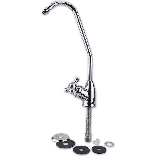 Finerfilters Drinking Water Filter Tap, Chrome Bobble Foot, Fits All Water Filter Systems & RO