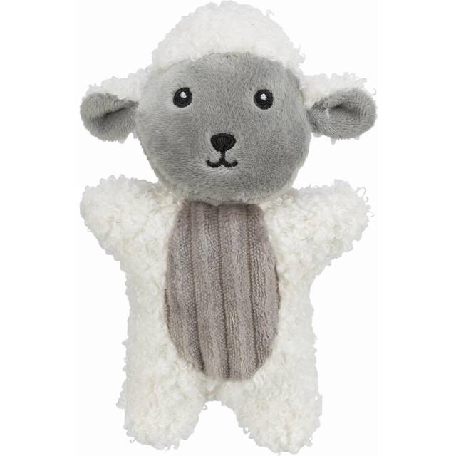 Jolly Paw Lamm Valpleksak - Vit 15 cm