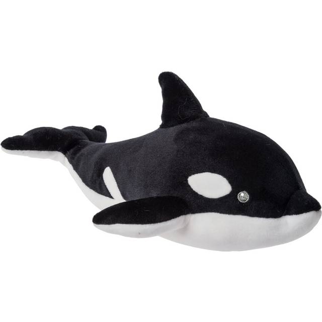 Mary Meyer Stuffed Animal Smootheez Pillow-Soft Toy  8-Inches  Orca Whale