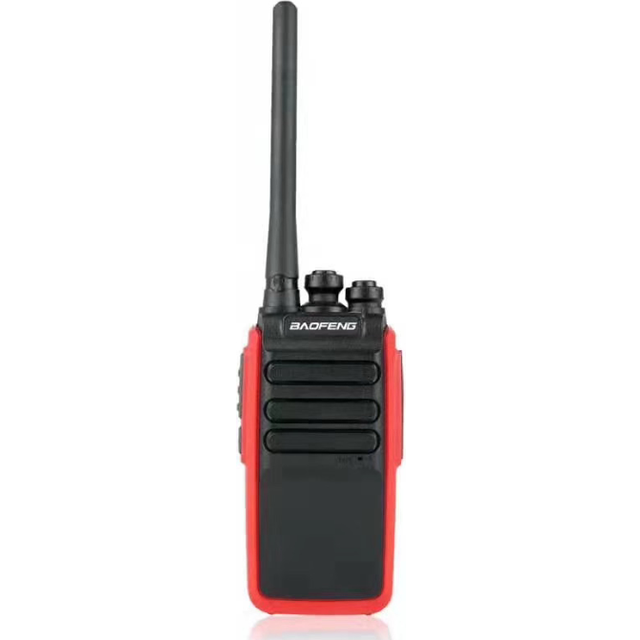 (Red) 5W 400-470MHz Mini Walkie Talkie 16 Channels 1-5km Distance UV Dual Band Two-way Intercom Handheld Hotel Civilian Radio