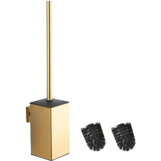 BGL 304 Stainless Steel Wall Mounted Gold Toilet Brush Holder (gold)