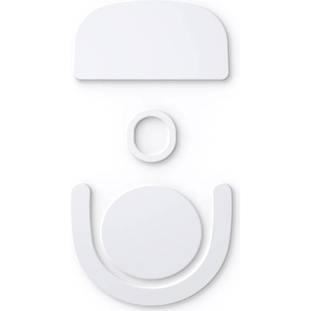 PWNAGE SmoothGlide PTFE Rounded Replacement Mouse Skates Feet for G Pro X Superlight GPX  Ultra-Smooth and Durable  3M Adhesive  Gaming Mouse White