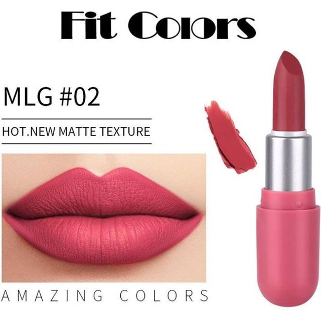 (02#) Mini Capsule Matte Lipstick Mist Velvet Non-fading Portable Mini Lipstick