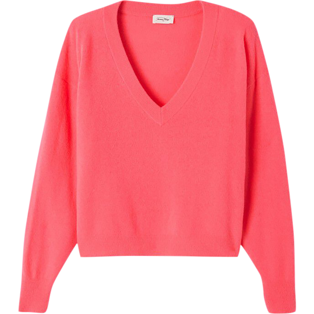 Vintage V-Neck Wool Blend Jumper