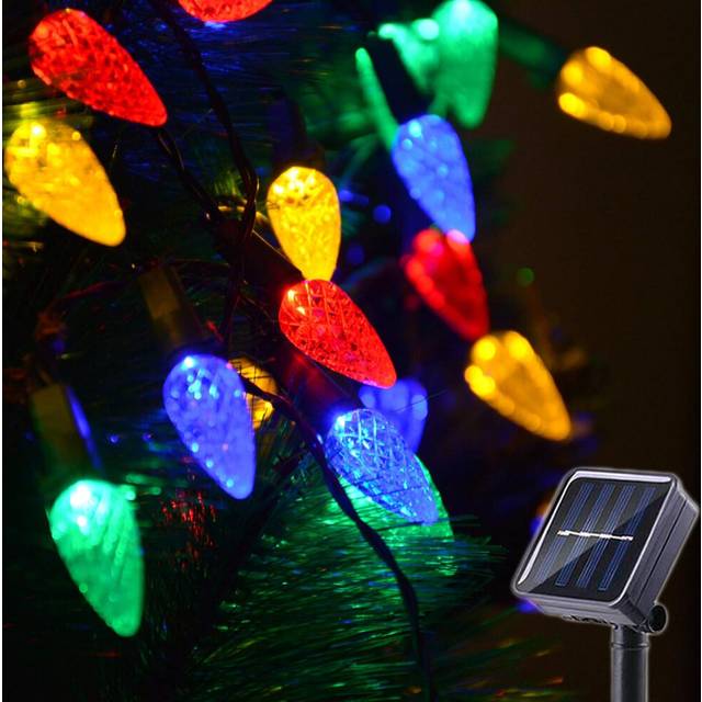 7M Solar String Light - 50LEDS, Multicolor