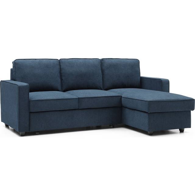 Kyoto Jamie Corner Sofa Bed Blue, Blue