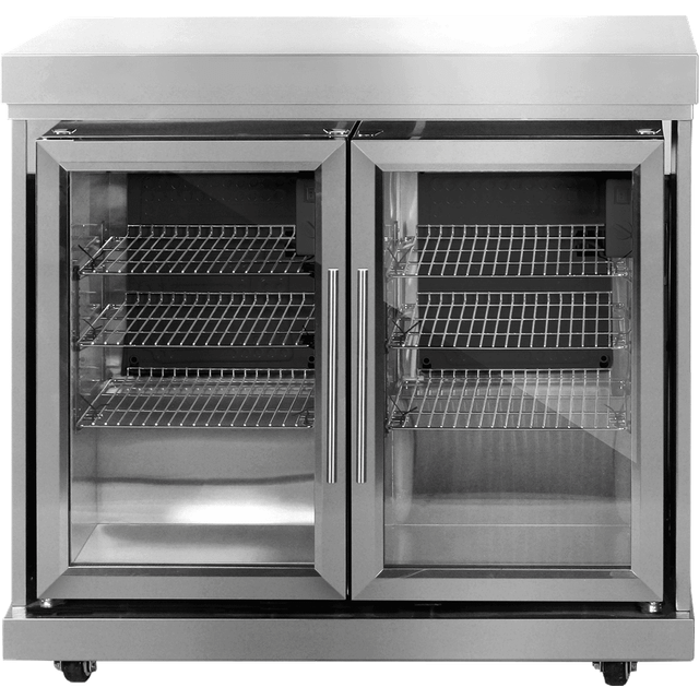 Stainless Collection - Modul kylskåp med dubbeldörrar