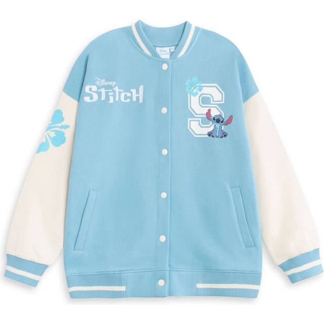 (6-7 Years) Disney Bomber Jacket (Girls Blue)