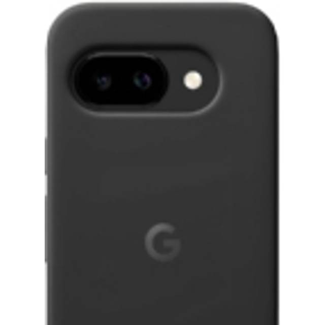 Google - Baksidesskydd för mobiltelefon - polykarbonatskal, silikon - obsidian - för Pixel 9A