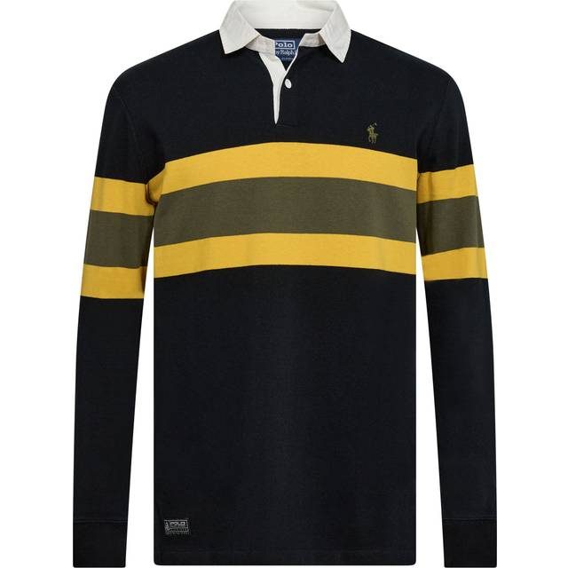 Polo Ralph Lauren 16/1 Rugby Jerseylsl-rug Herr Långärmad Piké Stl. S - Från Magasin - Polo Black Multi (S)