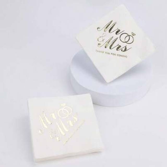SHEIN 100/50pcs Elegant And Luxurious Disposable Napkins, Wedding Party Napkins, Western Restaurant Napkins, Suitable For Family, Kitchen, Hotel, Wedding, V
