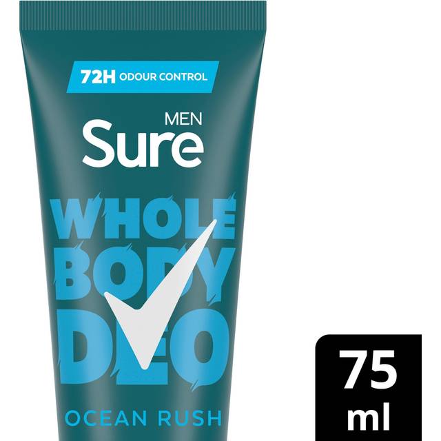 Sure Men Ocean Rush 72hr Whole Body Deodorant Cream 75 ml