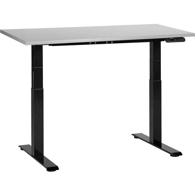 Electric Adjustable Standing Desk 120 x 72 cm Grey and Black DESTINES