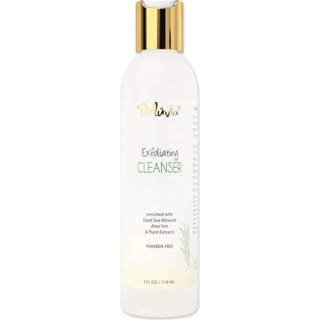 Deluvia Exfoliating Face Wash  Hydrating Face Cleanser & Gentle Exfoliating Face Scrub  Exfoliate for Face  Face Exfoliating Scrub  Facial Scrub for M