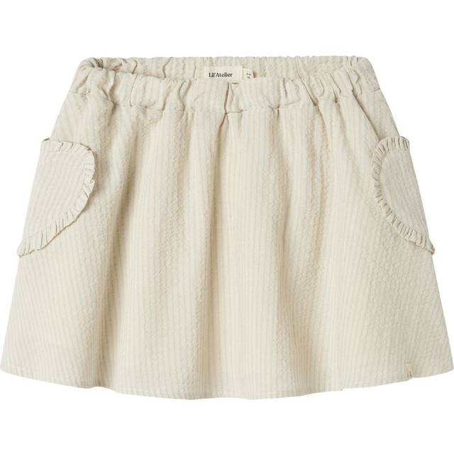 LIL'ATELIER Nmffolly Loose Skirt Lil |Kräm |98
