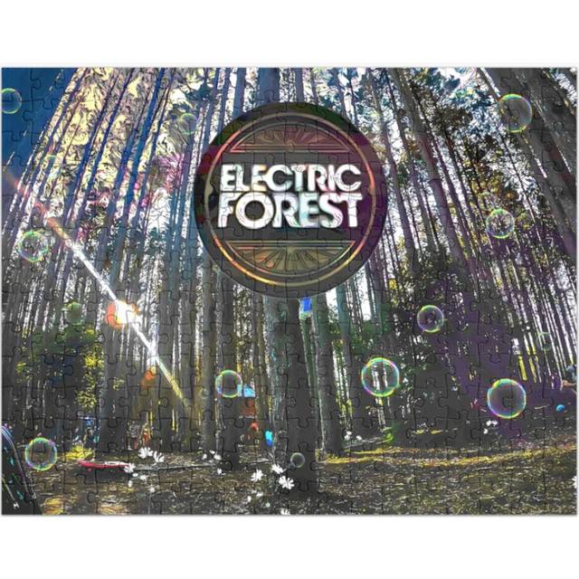 (Electric Forest=7562) Jigsaw Puzzle Wooden 300-Piece for Adults Kids Seniors- Home Decor Family Activity Game Wall Art 38x26cm / 15x10inch Birthday P