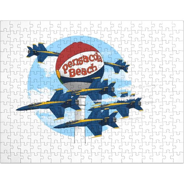 (Pensacola beach blues weekend =9094) Jigsaw Puzzle Wooden 300-Piece for Adults Kids Seniors- Home Decor Family Activity Game Wall Art 38x26cm / 15x10