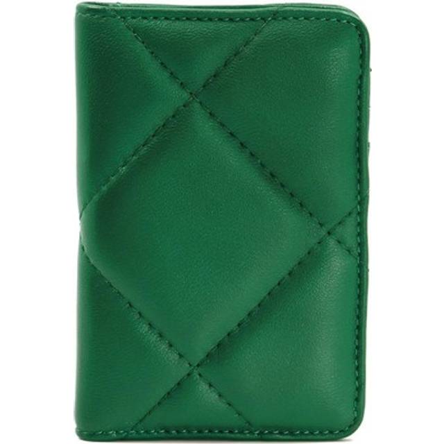 Dune Knightsbridge Card Holder Female Green Leather