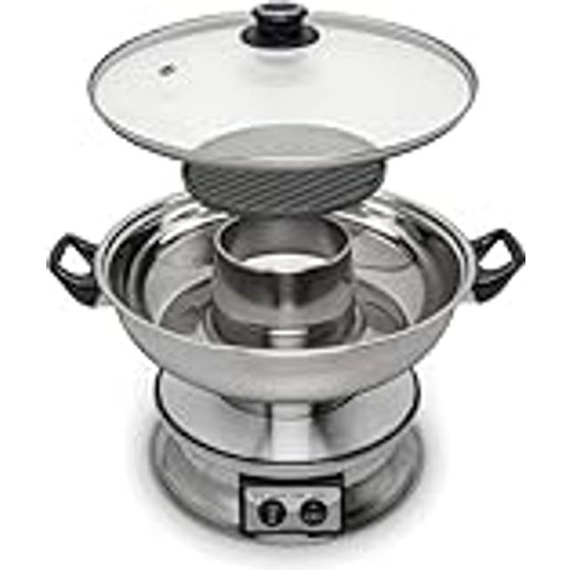 Hot Pot med Grillplatta 3.8 liter (Elektrisk)