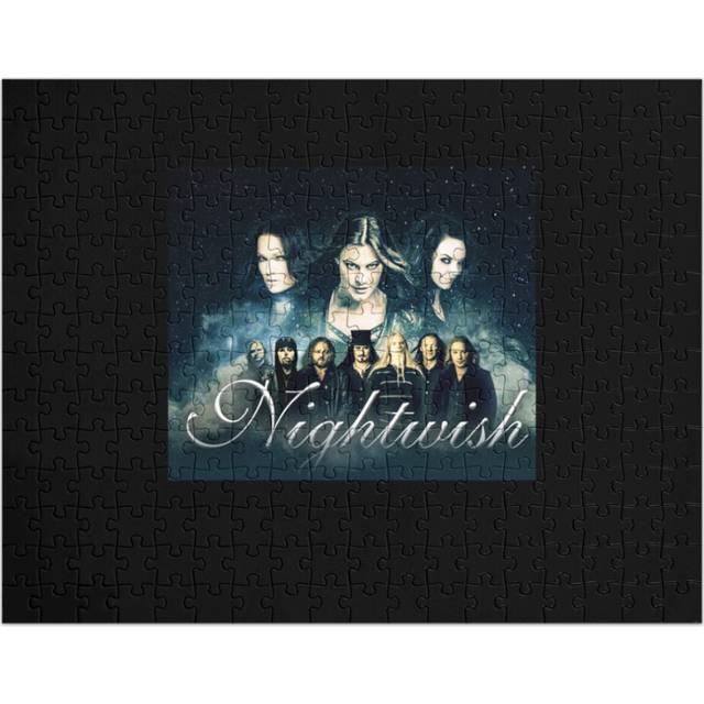 (Nightwish music Genre Gothic metal; âSymphonic metalâ=9539) Jigsaw Puzzle Wooden 300-Piece for Adults Kids Seniors- Home Decor Family Activity Ga
